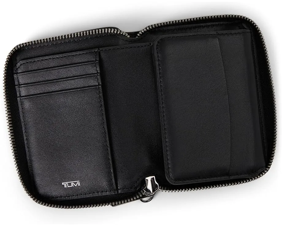 Кошелек на молнии Tumi Tri Fold Zip Around с многочисленными отделениями