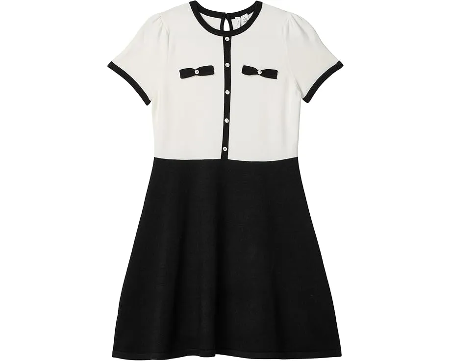 Детское платье-свитер Janie and Jack с контрастной отделкой и карманами