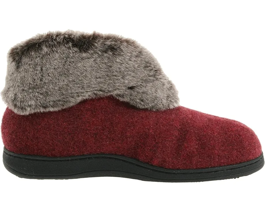 Тапочки Acorn Faux Chinchilla Bootie II с подкладкой