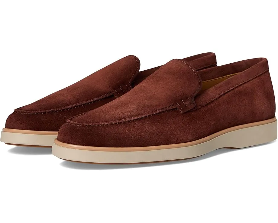 Мокасины Magnanni Lourenco из замши с кожаной стелькой и плоским каблуком