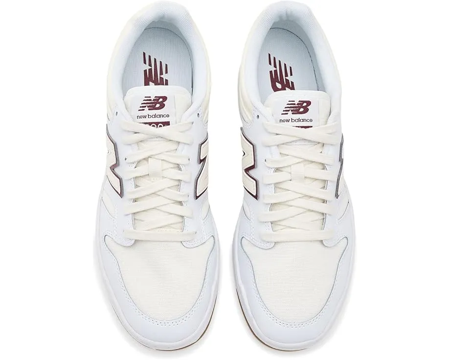 Кроссовки New Balance BB480L v1 с кожаным верхом и резиновой подошвой