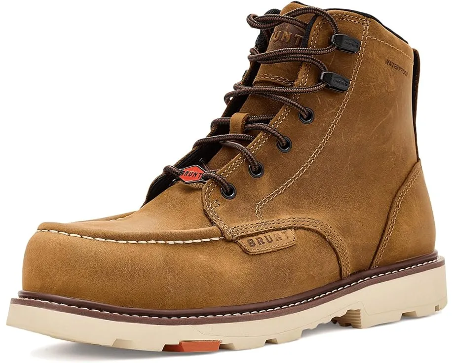 Водонепроницаемые рабочие ботинки BRUNT Marin 6 дюймов (15.24 см) с композитным носком и каблуком 90°