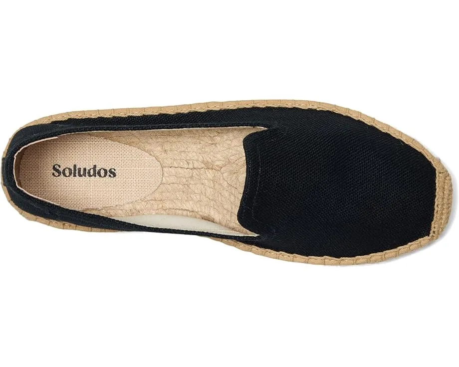 Эспадрильи Smoking Slipper от Soludos с миндалевидным носком и джутовой подошвой
