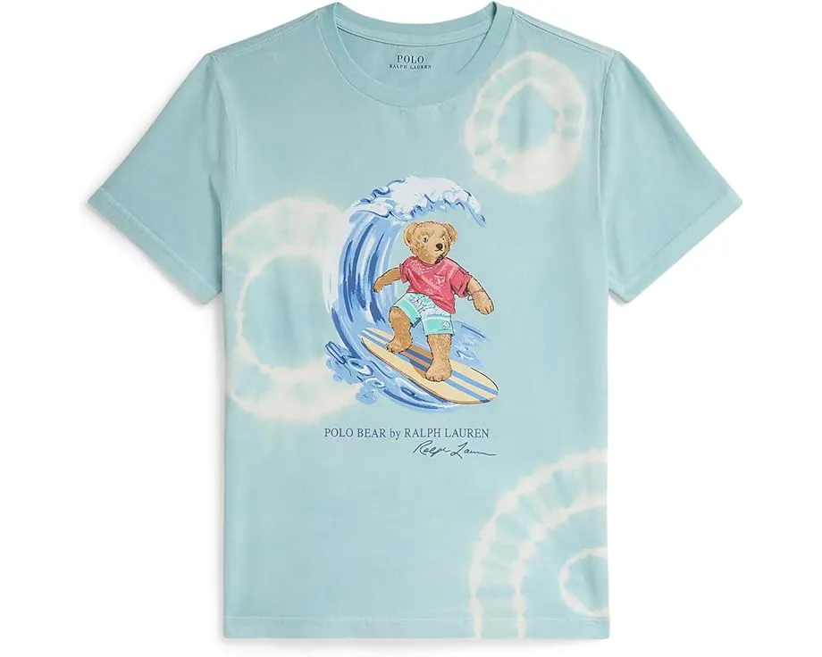 Tie-Dye Polo Bear Cotton Tee (Big Kid)
