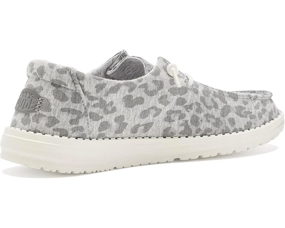 Hey Dude Wendy Stretch Jersey Leopard кеды с принтом