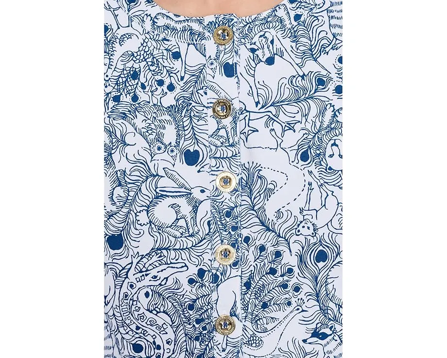 Платье Cameron от Lilly Pulitzer с короткими рукавами