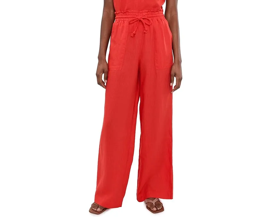 Stella Linen Paperbag Pants