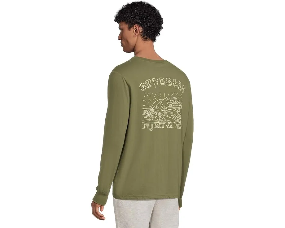 Футболка Chubbies The Handy Man с длинным рукавом и накладным карманом