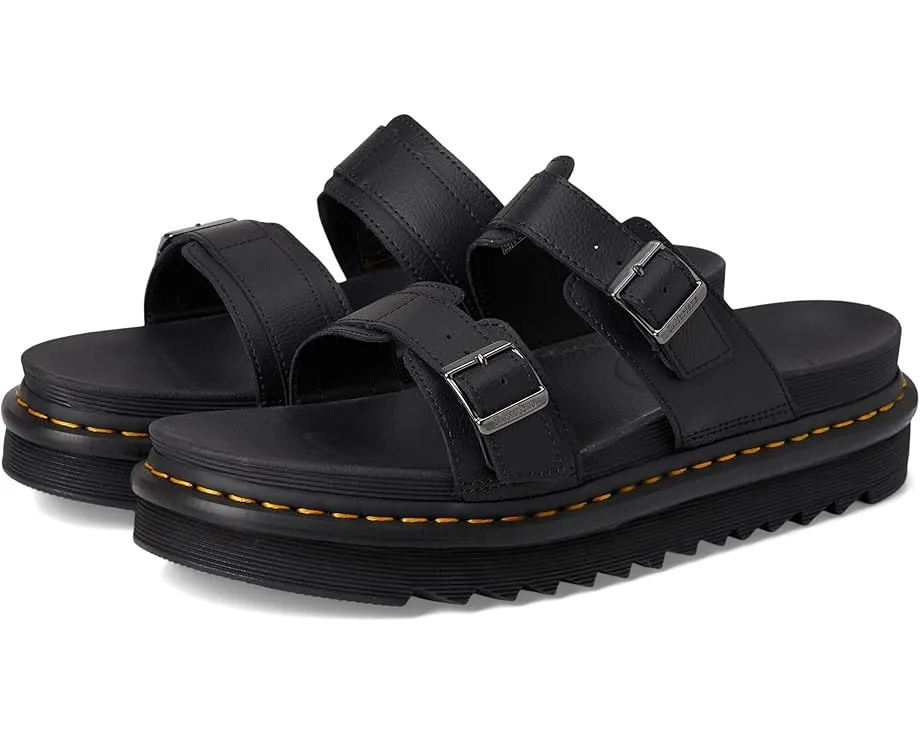 Сандалии Dr. Martens Myles из вощеной кожи с платформой