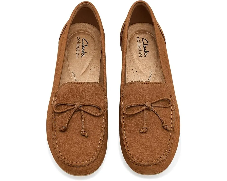 Мокасины Elliotte Sail от Clarks из нубука с удобной стелькой Ultimate Comfort