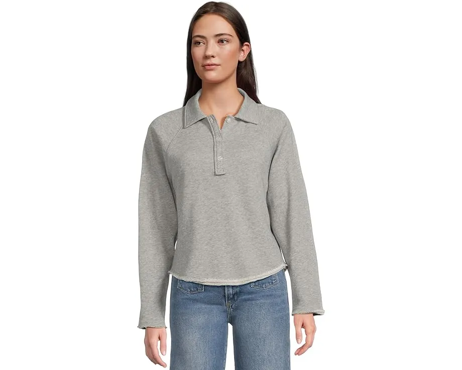 Поло Lilla P с удлиненной линией низа из мягкого французского велюра