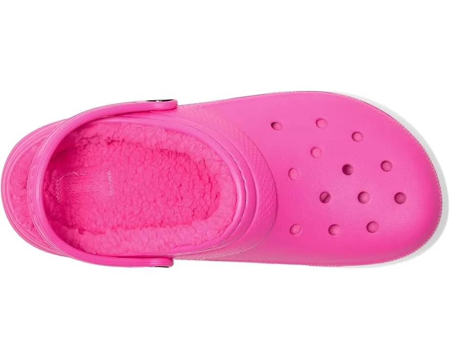 Crocs Classic Lined Clog детские утепленные сабо с искусственным мехом