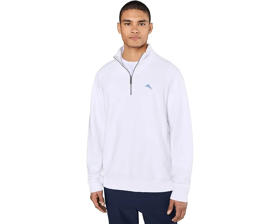 Свитшот Tommy Bahama Montego Beach с полузастежкой-молнией и вышивкой