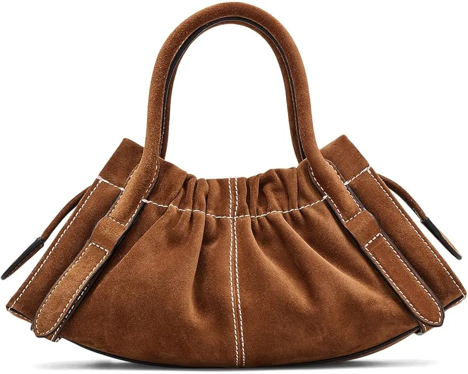 Маленький саквояж Marc Jacobs The Cristina из хлопка с деним-эффектом