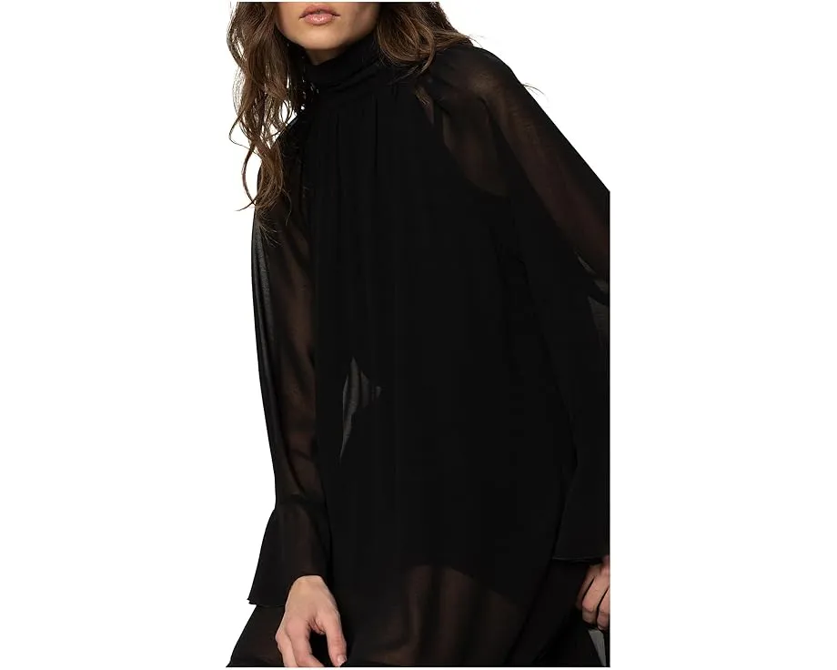 Мини-платье Sanctuary The Soulmate Mini Dress с длинным рукавом и стойкой