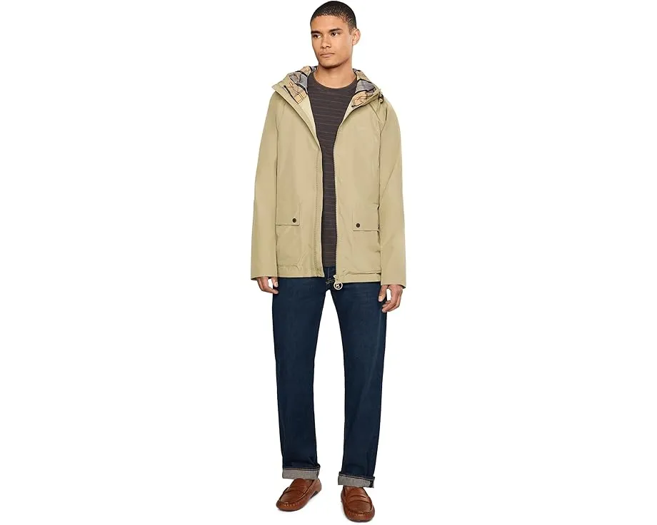 Ветровка Barbour Hooded Domus Waterproof с капюшоном в клетку и водоотталкивающей мембраной