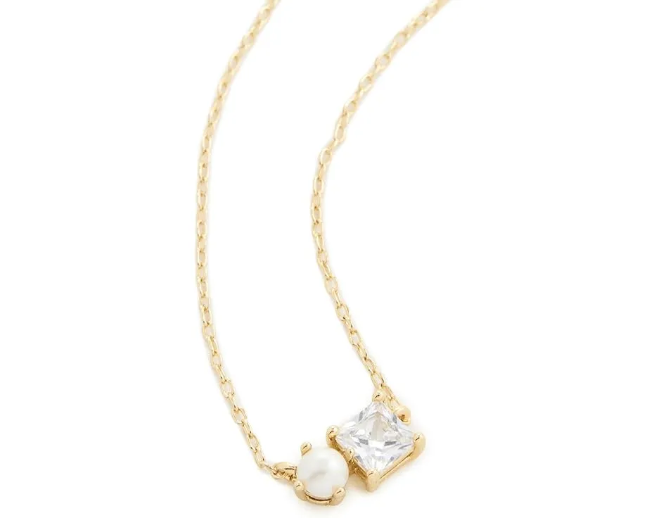 Кулон Signature Solitaire с циркониевым камнем на цепочке