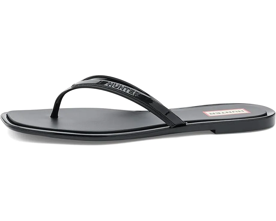 Hunter сланцы Marin с квадратным носком и плоской подошвой