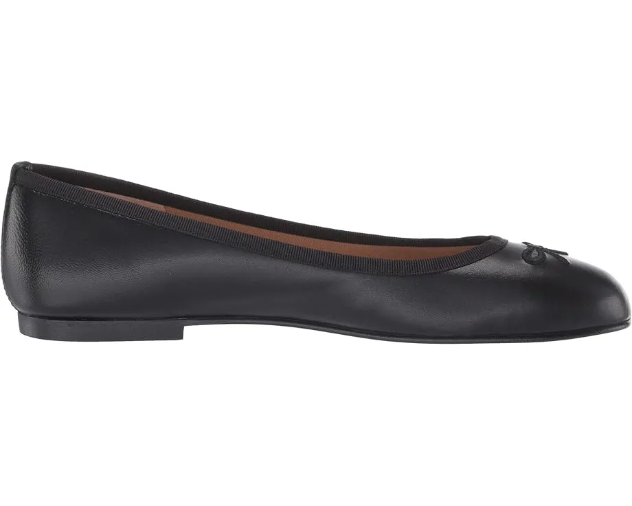 Балетки French Sole Nicky Hilton Kathy с вышитым бантом и кожаной подошвой