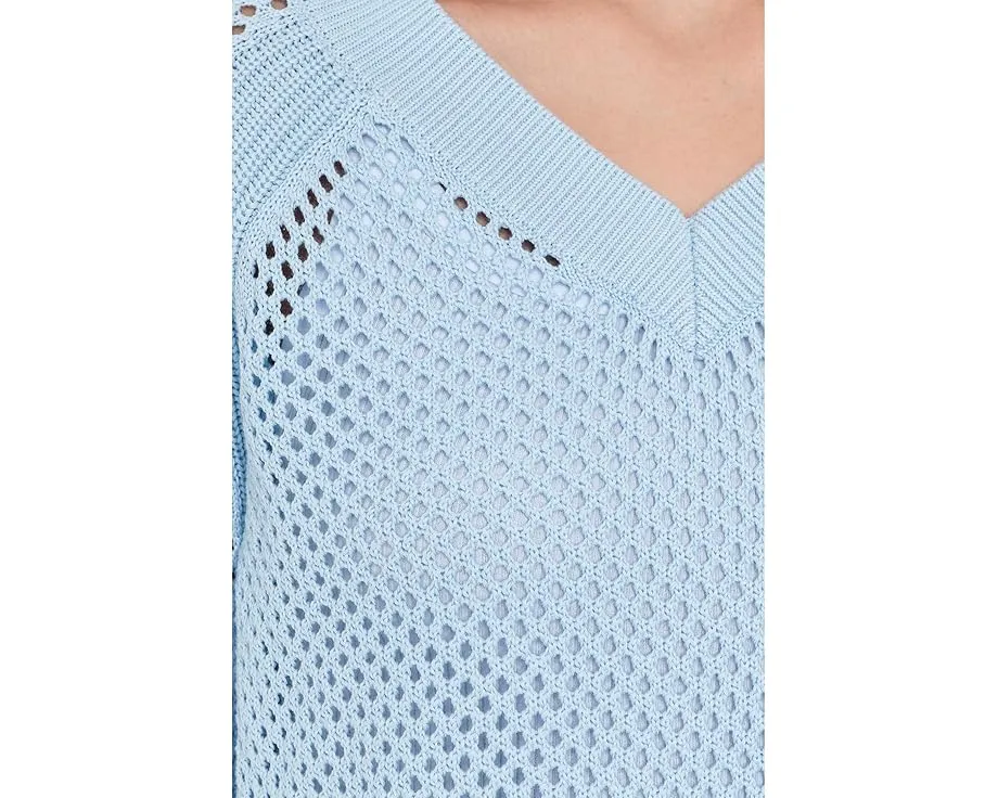 Свитер Elliott Lauren Open Mind с V-вырезом и ажурной вязкой