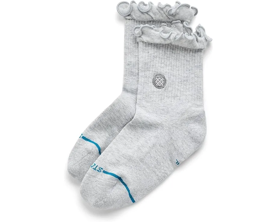 Stance носки Ruffle Icon Quarter с рюшами черные