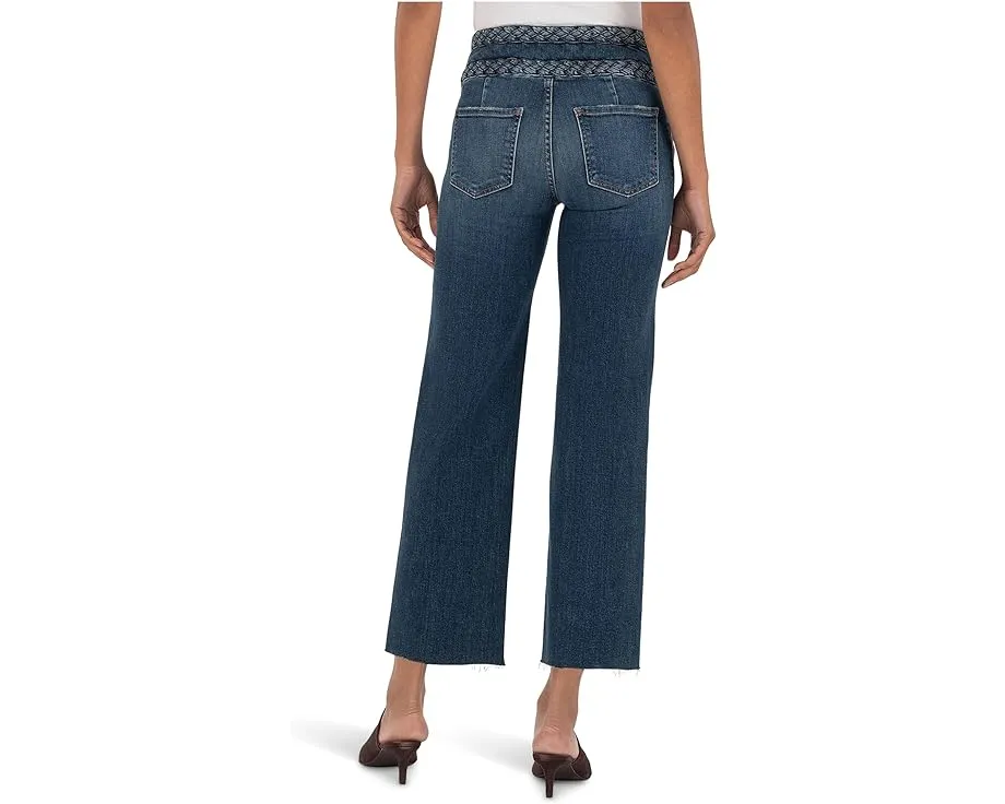 Джинсы KUT from the Kloth Charlotte с высокой посадкой и широкими штанинами