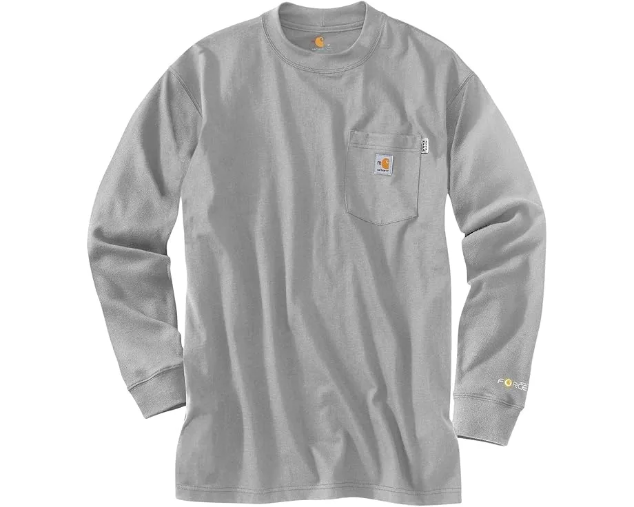 Carhartt Big & Tall Длинная футболка с огнестойкой отделкой Force Cotton