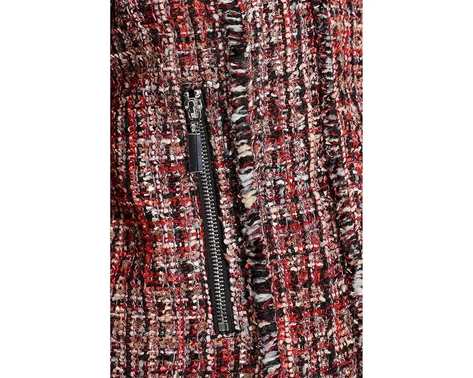 Куртка с молнией и бахромой Zip Jacket w/ Fringe Liverpool Los Angeles красная
