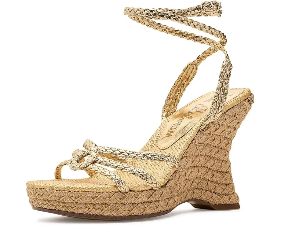 Сандалии Sam Edelman Mindie на танкетке с круглым мысом
