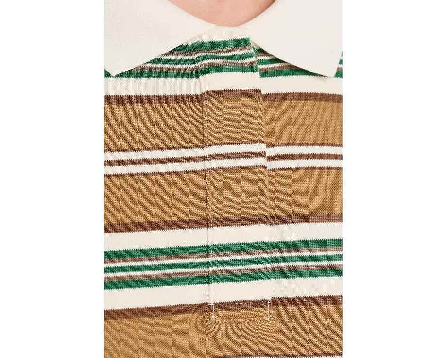 Поло KUT from the Kloth Livvy Stripe Knit с воротником