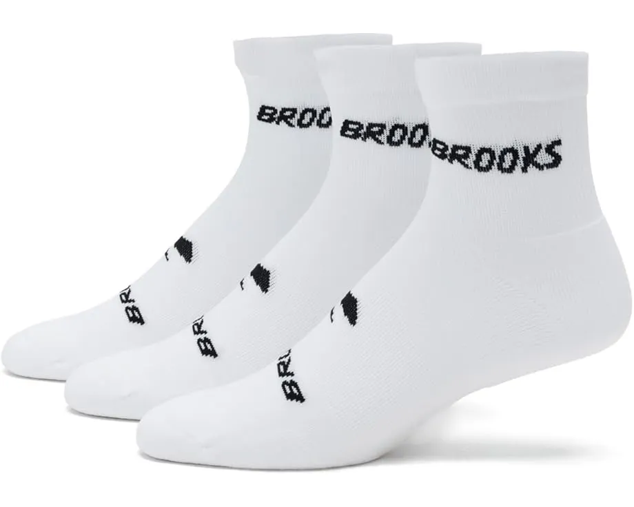 Носки для бега Brooks Run-In Quarter 3 пары с анатомической пяткой