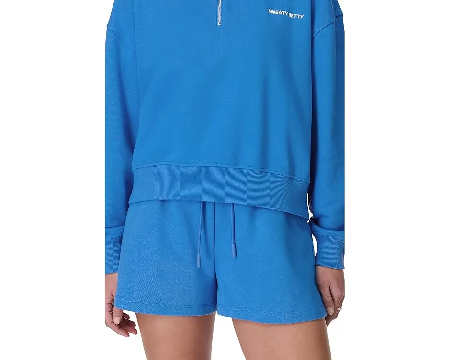 Шорты Sweaty Betty Revive Boxy из мягкого французского велюра с карманами