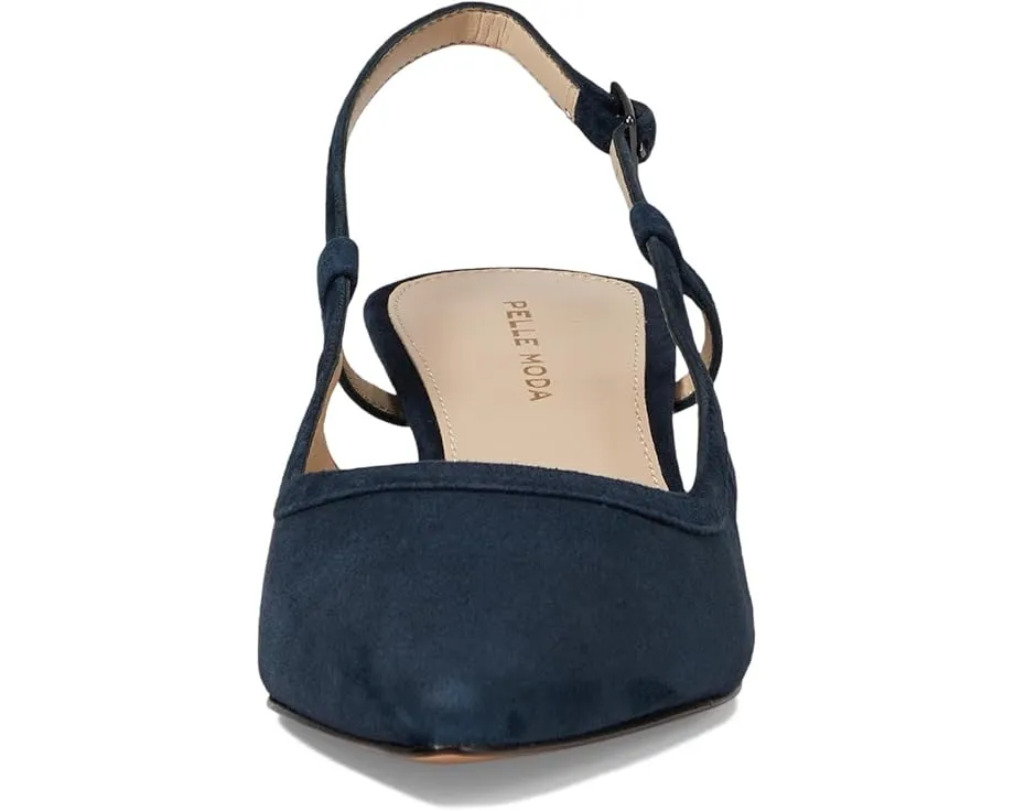 Туфли Pelle Moda Deena на низком каблуке из замши с ремешком