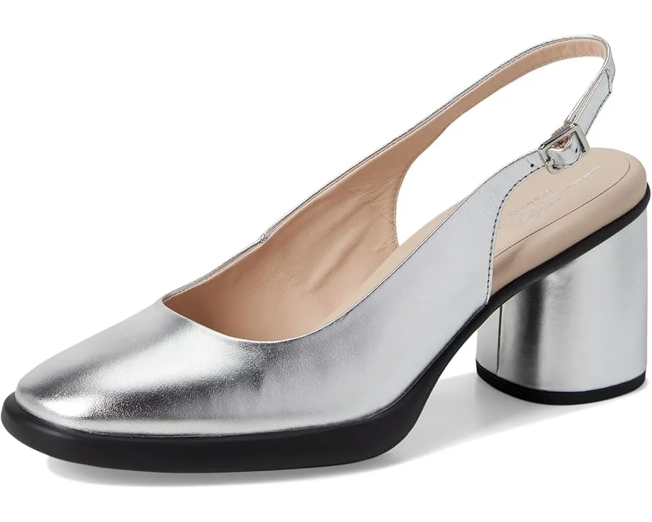 Туфли ECCO Sculpted 55 Luxe на шлейке с каблуком и кожаной стелькой