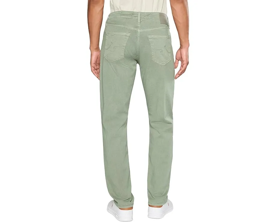 Тонкие прямые брюки Everett Sulfur Spruce Green с эластаном от AG Jeans