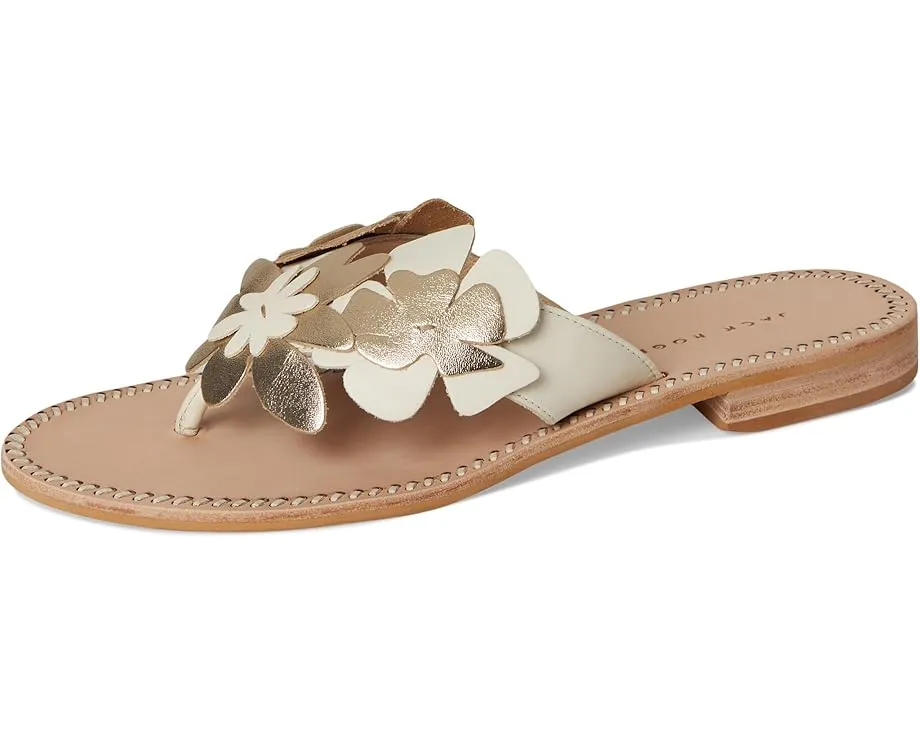 Сандалии Jack Rogers Talahi с цветочным ремешком на каблуке