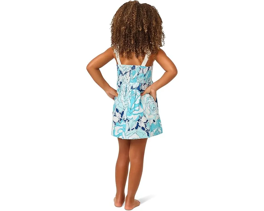 Детское платье Mini Cheri с цветочным принтом и бантом Lilly Pulitzer Kids