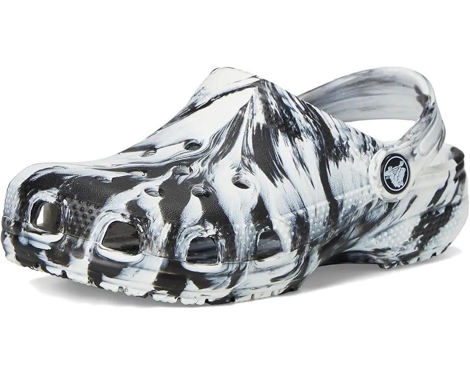 Crocs Classic Marbled Tie-Dye Clogs детские сабо в технике тай-дай