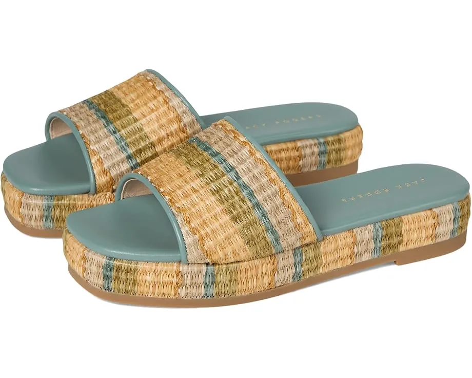Сандалии Jack Rogers Bay Flatform на платформе с верхом из кожи и подошвой из резины