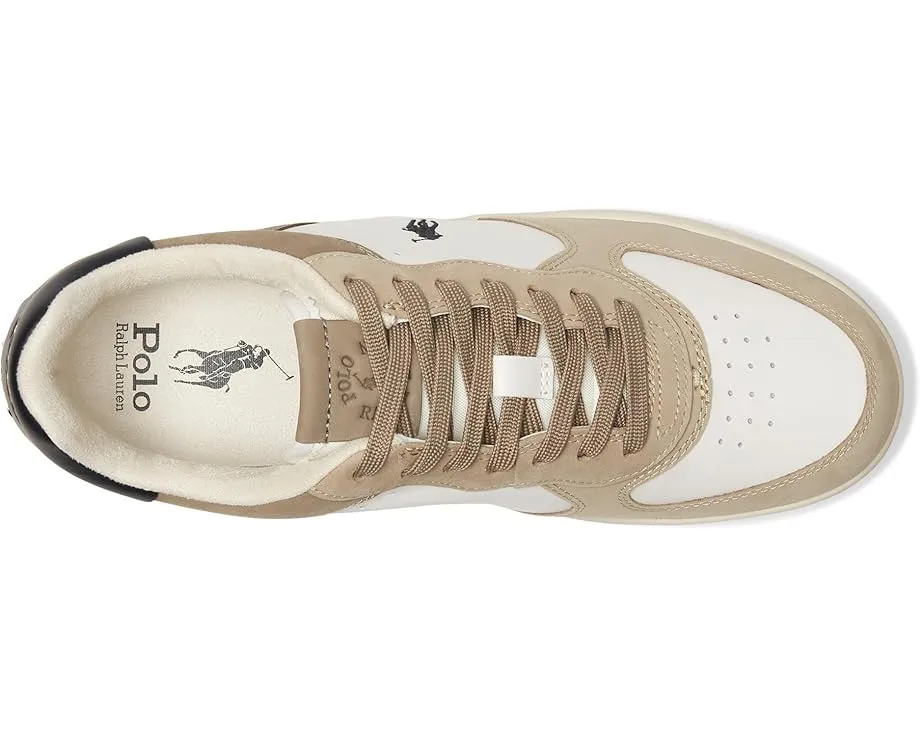 Polo Ralph Lauren Masters Court кроссовки из нубука и кожи с поддержкой стопы