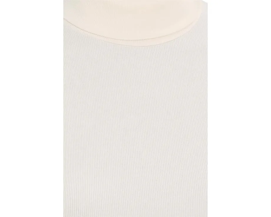 Топ NIC+ZOE Perfect Knit Rib с водолазкой и ребристой вязкой