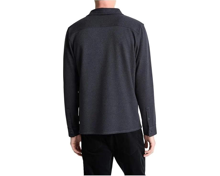 Vince рубашка с длинным рукавом в ёлочку и застежкой на пуговицы