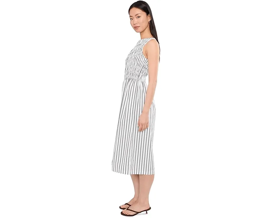 Платье Madewell Melody Boatneck Smocked Midi с хлопковым поплином