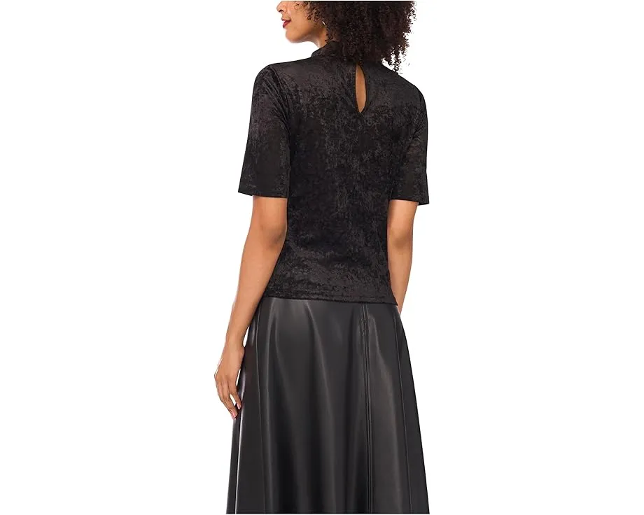 Топ Vince Camuto с рукавом 3/4 и высоким воротником