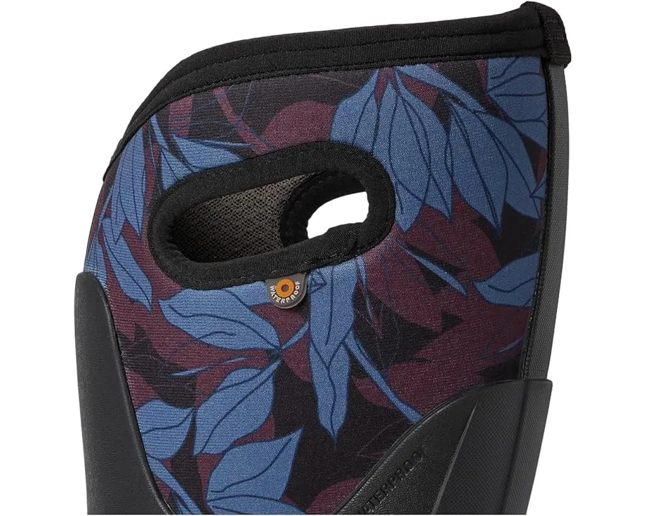 Bogs сапоги Classic Seamless Mid с бесшовной конструкцией и принтом листьев