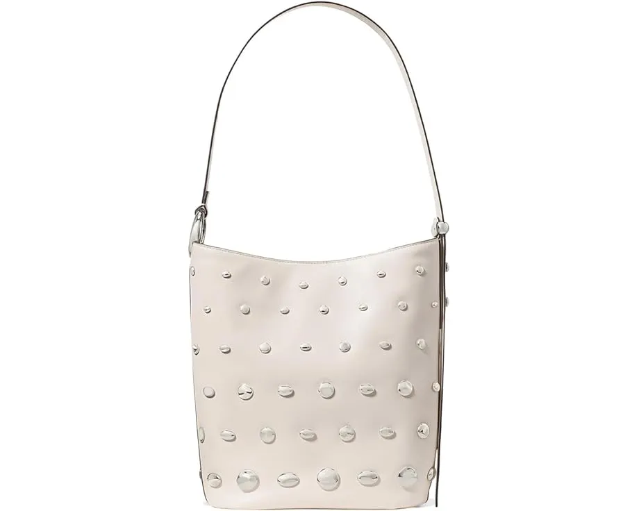 Сумка-ведро Halo из мелкозернистой кожи со стразами на плечевом ремне Kate Spade New York