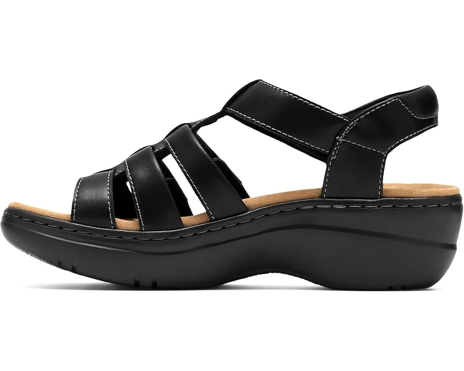 Сандалии Clarks Merliah 2 Ruby на танкетке с регулируемыми ремешками и мягкой стелькой