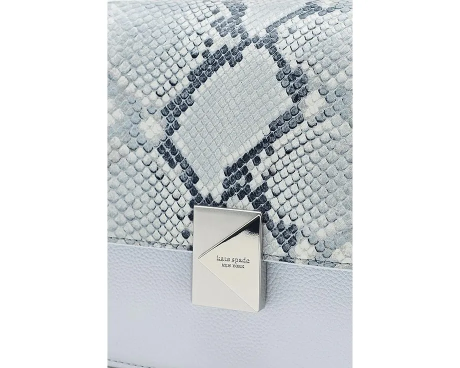 Сумка через плечо Deco Snake Embossed Mixed Material Chain с цепочкой от Kate Spade New York
