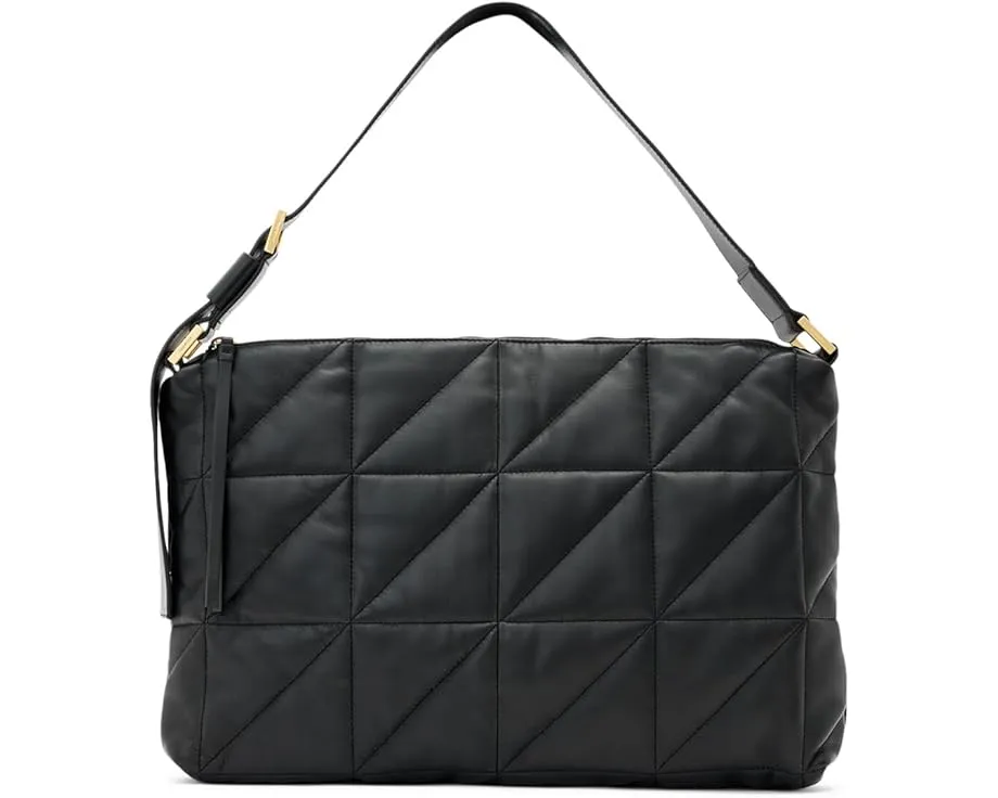 Сумка через плечо AllSaints Edbury Quilt из стеганой кожи с металлической фурнитурой