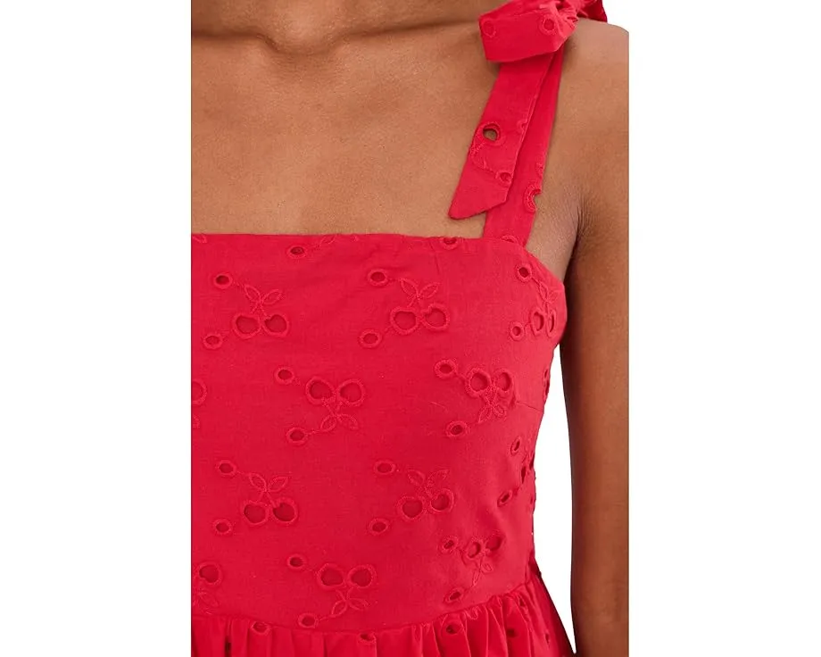 Платье Beach Riot Charlotte макси с бантами на плечах и цветочным принтом